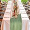 4 Pack Sage Green Cheesecloth Table Runner, 10ft Boho Gauze Tables Runners(Sage Green)120"L x 20"W